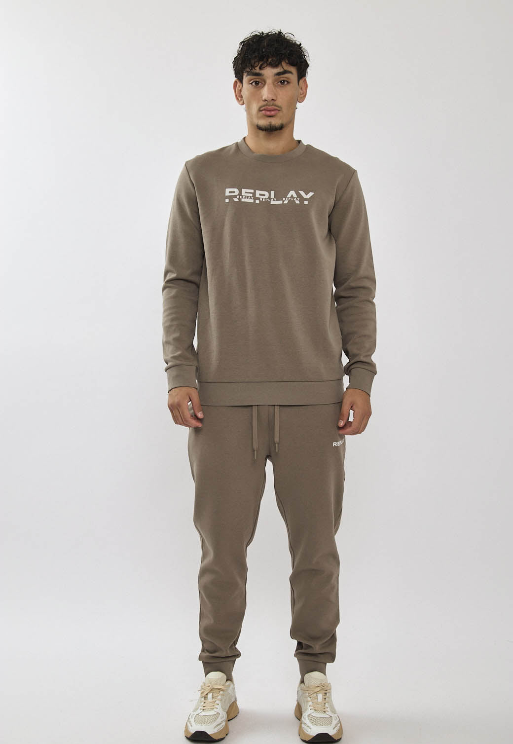 חליפת טרנינג שני חלקים ריפליי לגברים