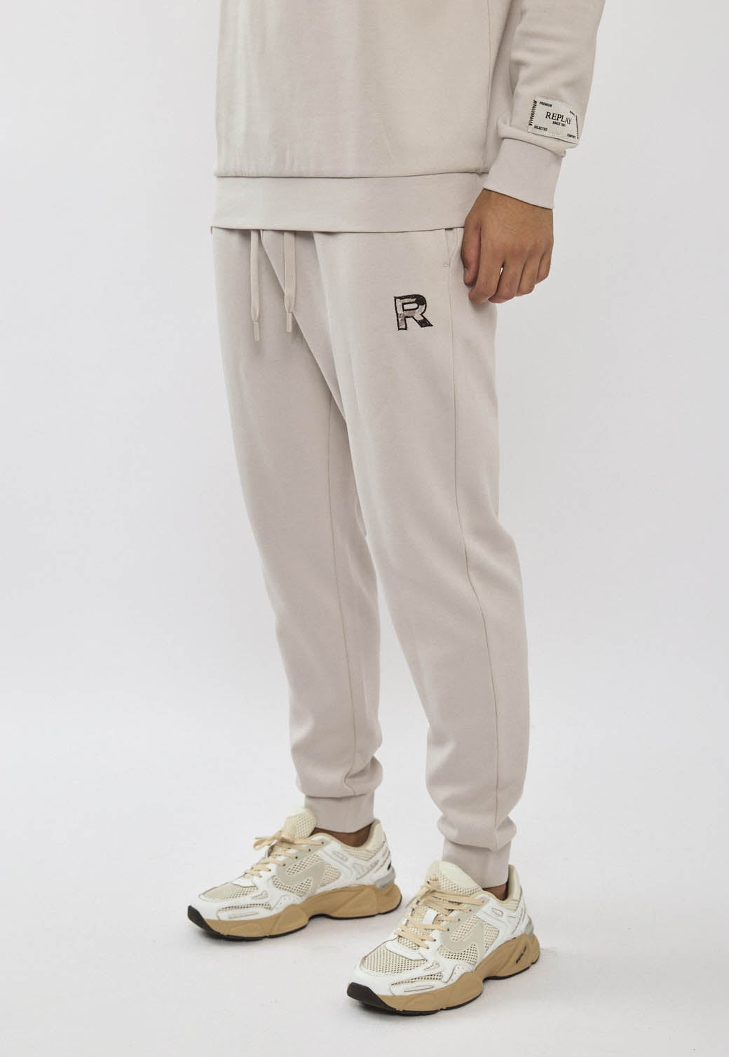 חליפת טרנינג שני חלקים לוגו גברים