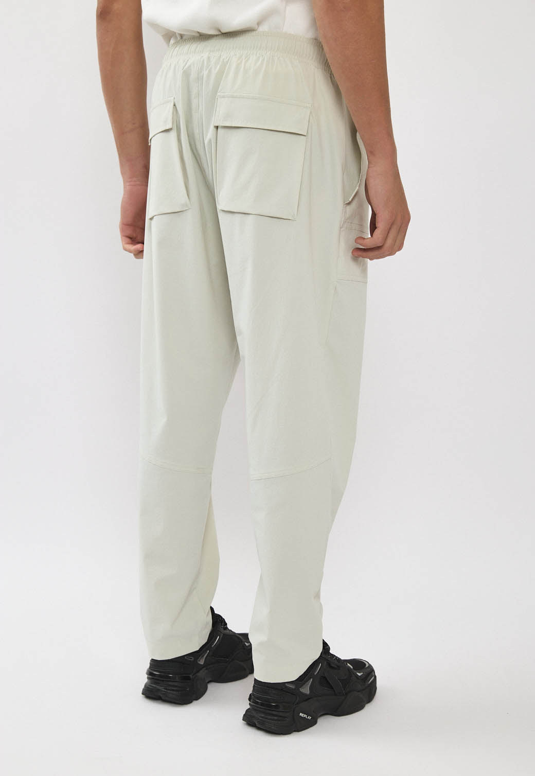 מכנסי 4WAY לגברים בצבע אבן