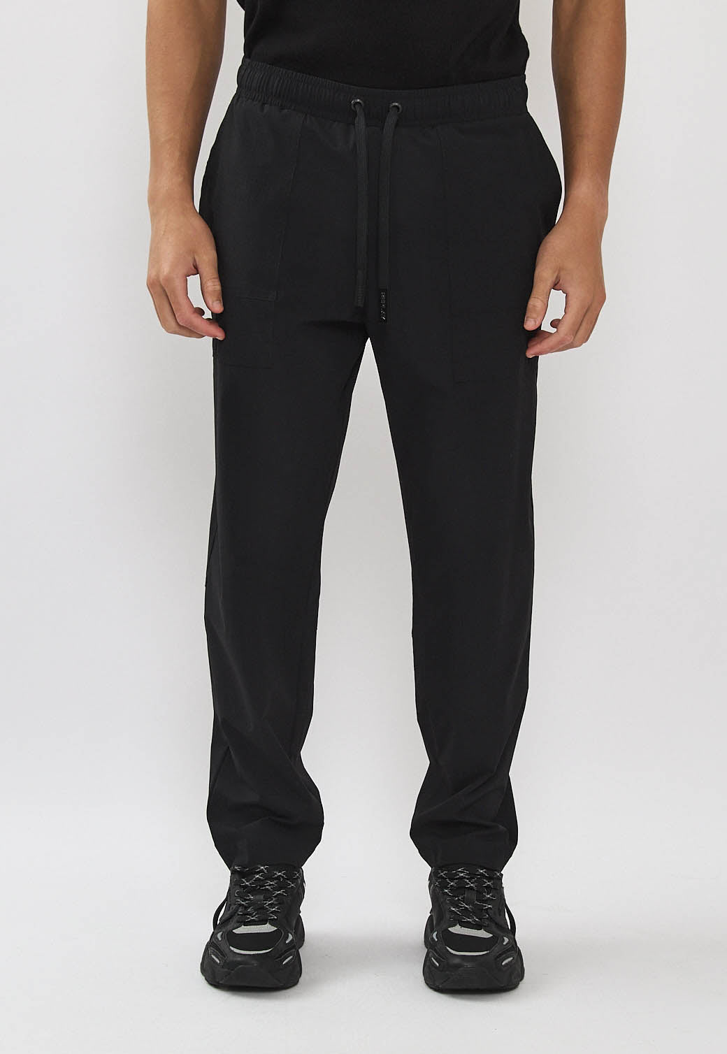 מכנסי 4WAY לגברים בצבע שחור