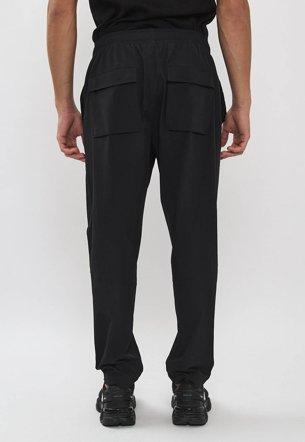 מכנסי 4WAY לגברים בצבע שחור