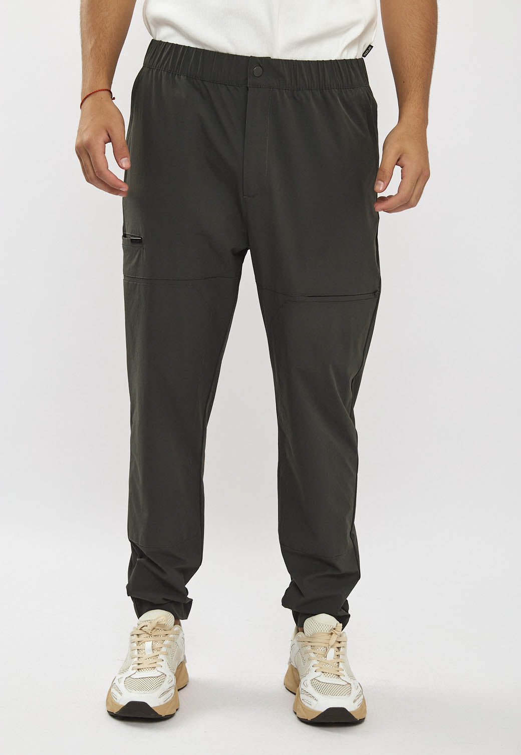 מכנסי 4WAY לגברים בצבע אפור