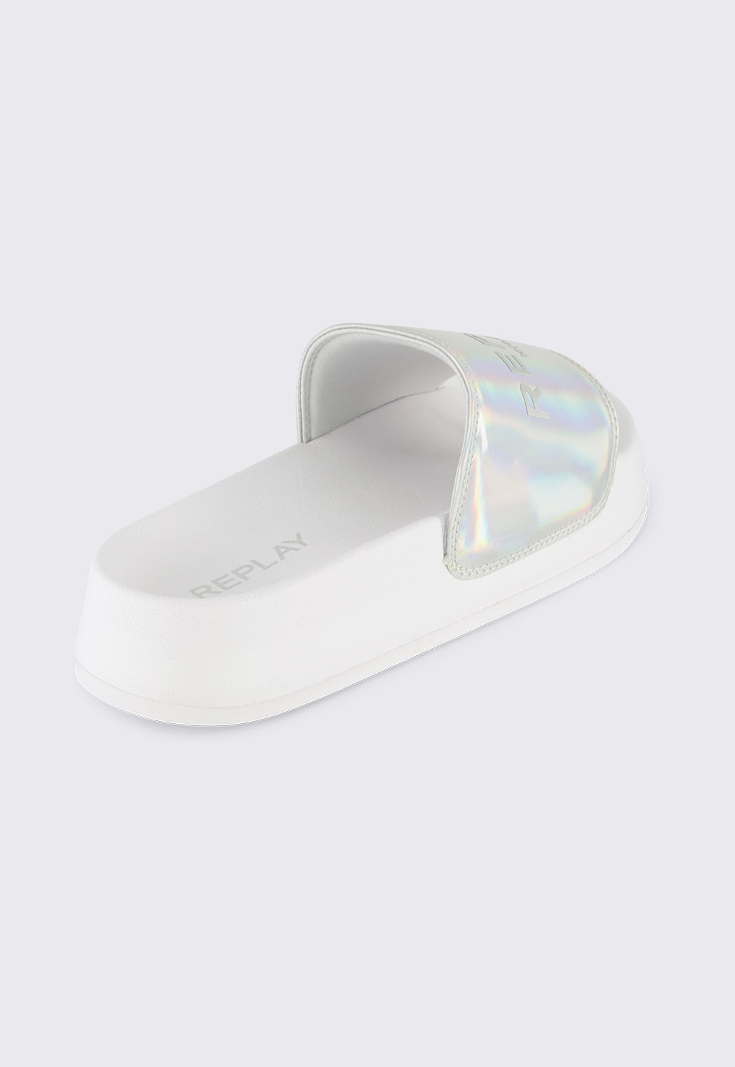 כפכפים לנשים NEW LOTTY IRIDESCENT בצבע לבן וכסף