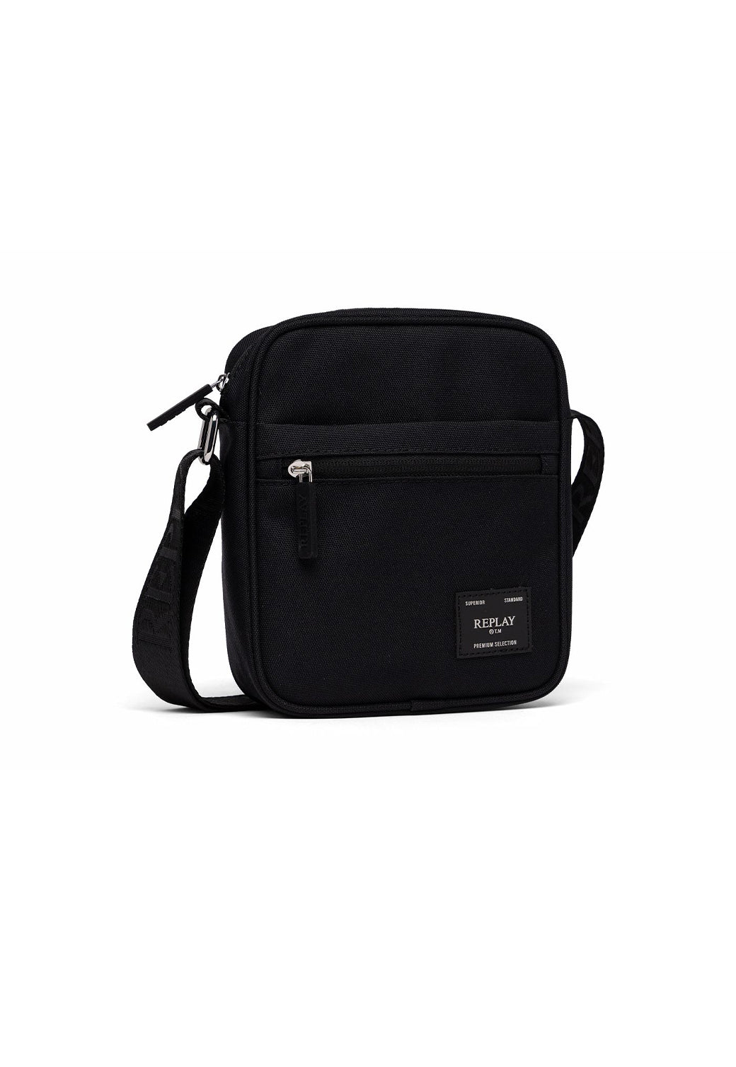 תיק צד לגברים בצבע שחור