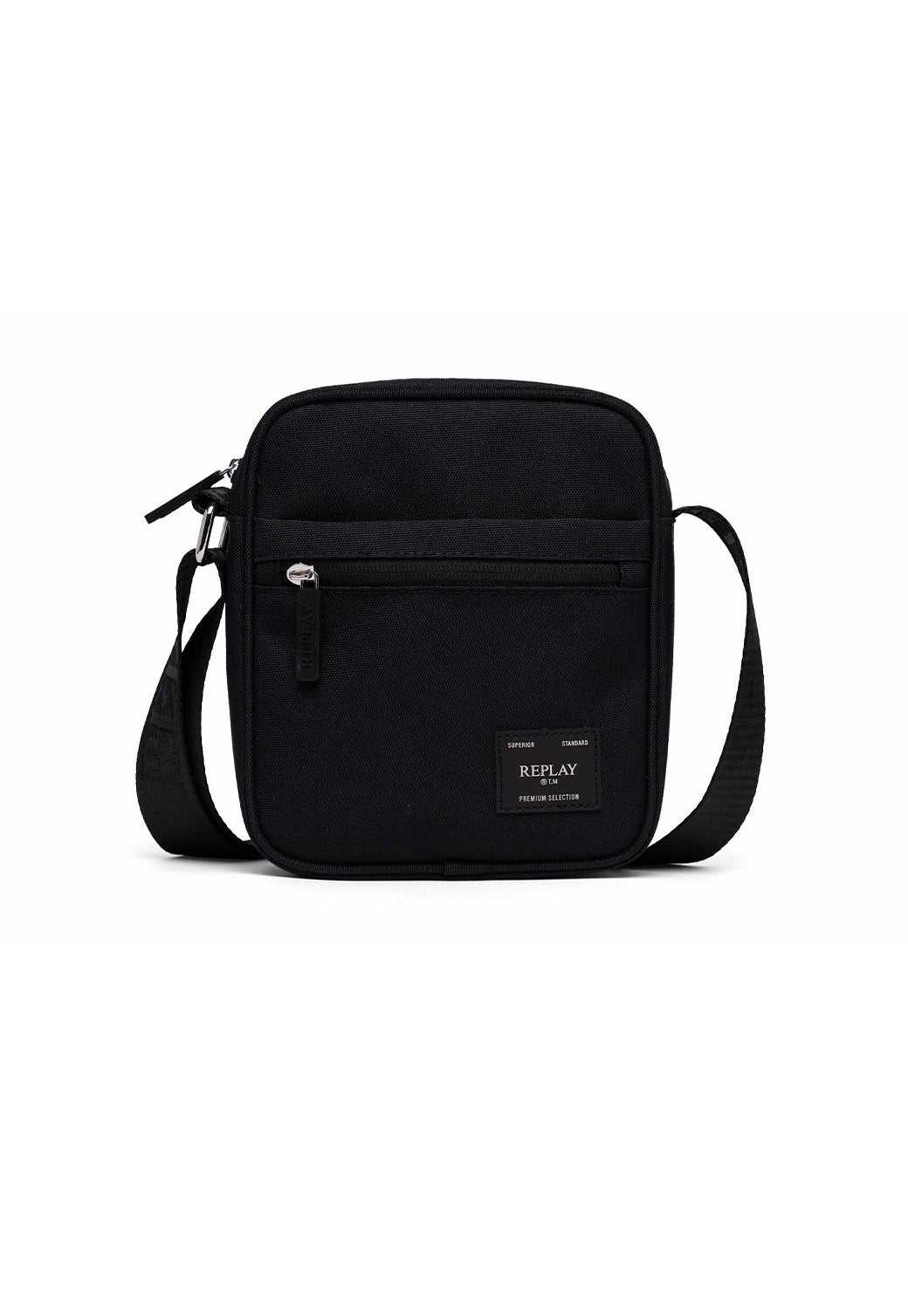 תיק צד לגברים בצבע שחור