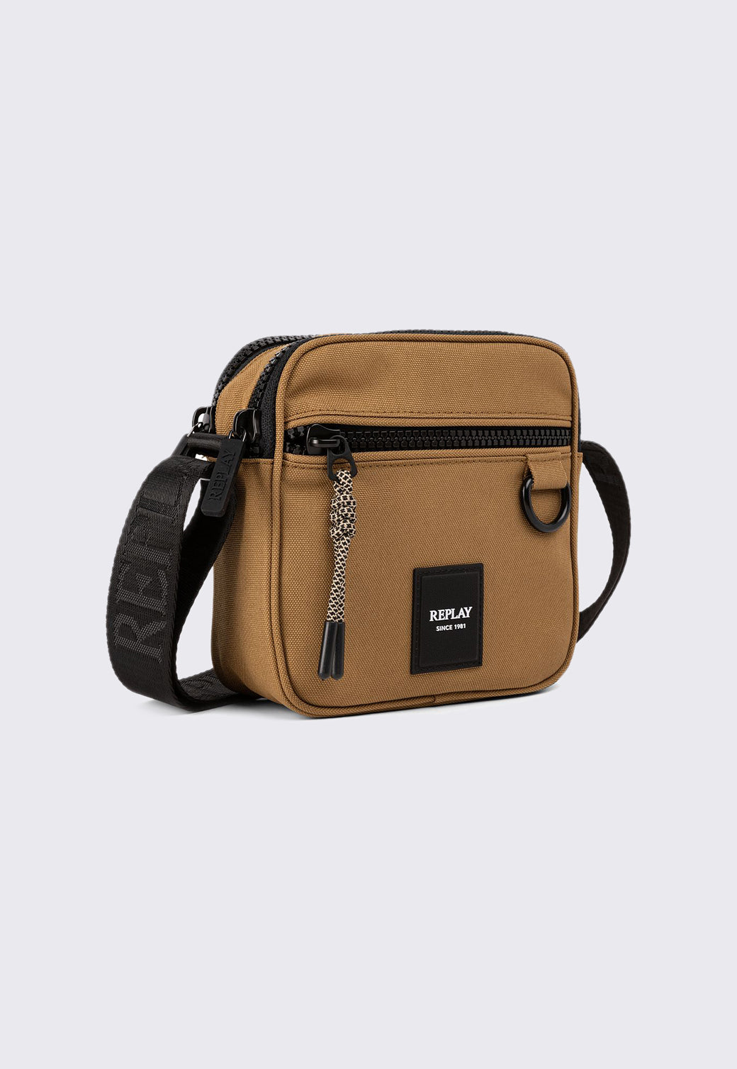 תיק צד לגברים בצבע בז'