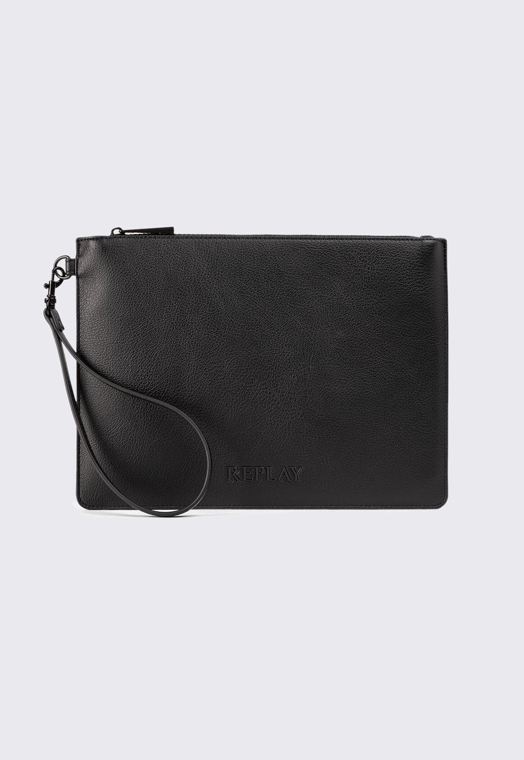 ארנק שחור עם רצועת יד