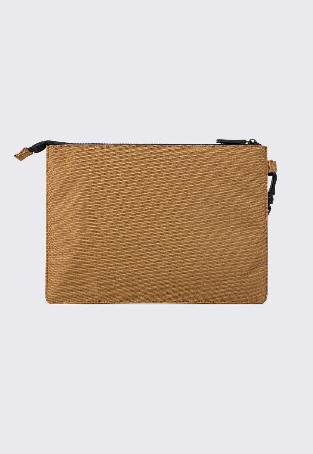 תיק קלאץ' בצבע חום עם רצועת יד