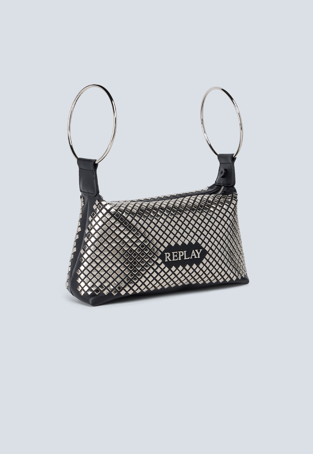 תיק ערב לנשים עם טבעות מתכת