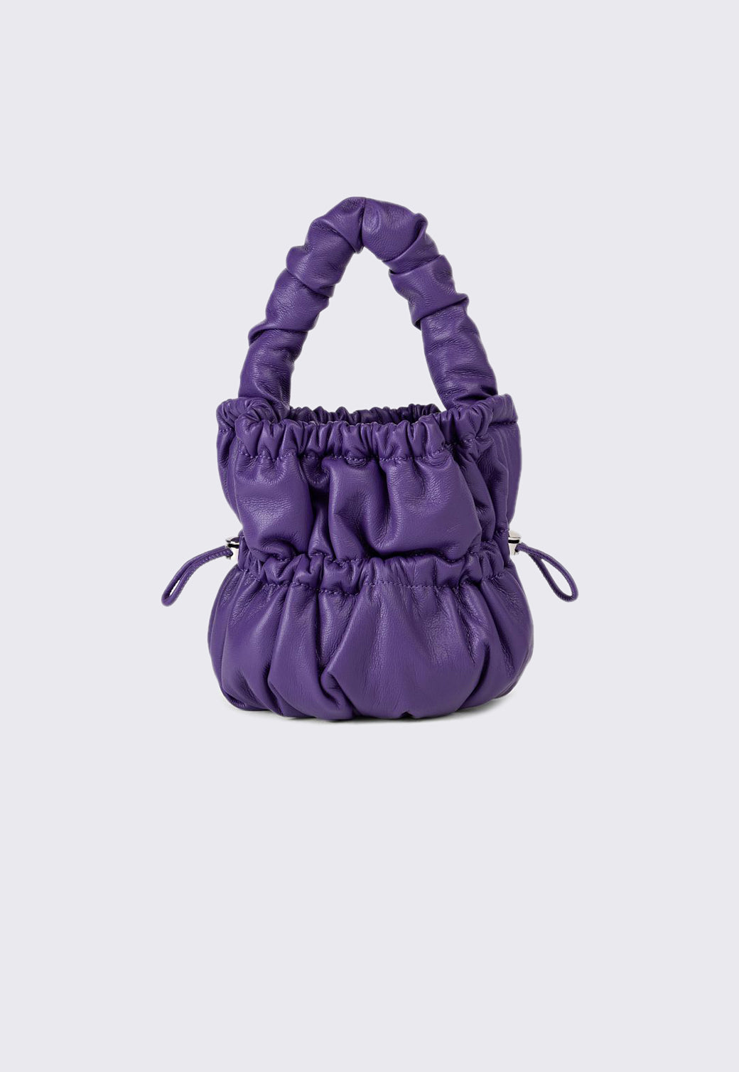 תיק יד לנשים בצבע סגול בעיצוב רך