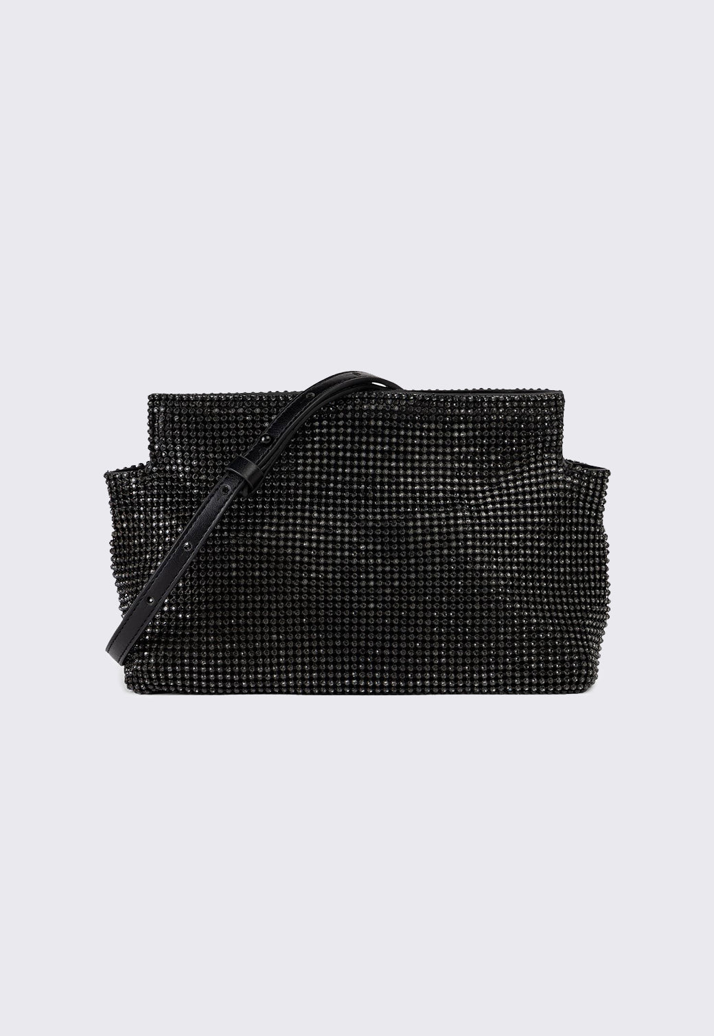 תיק ערב לנשים בצבע שחור מנצנץ