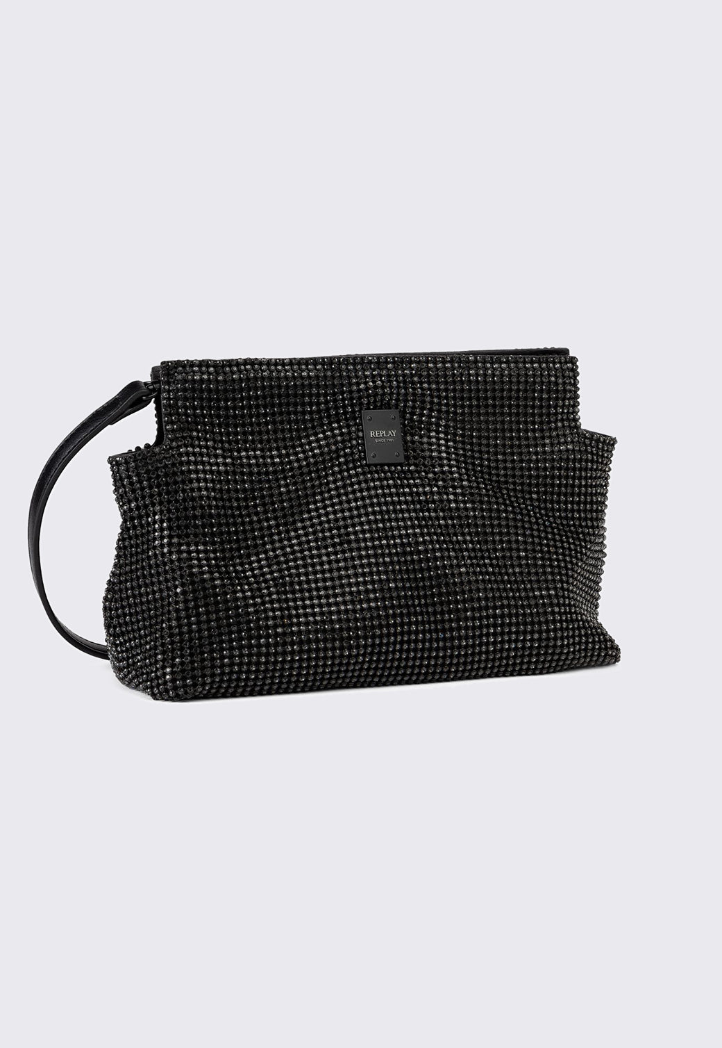 תיק ערב לנשים בצבע שחור מנצנץ