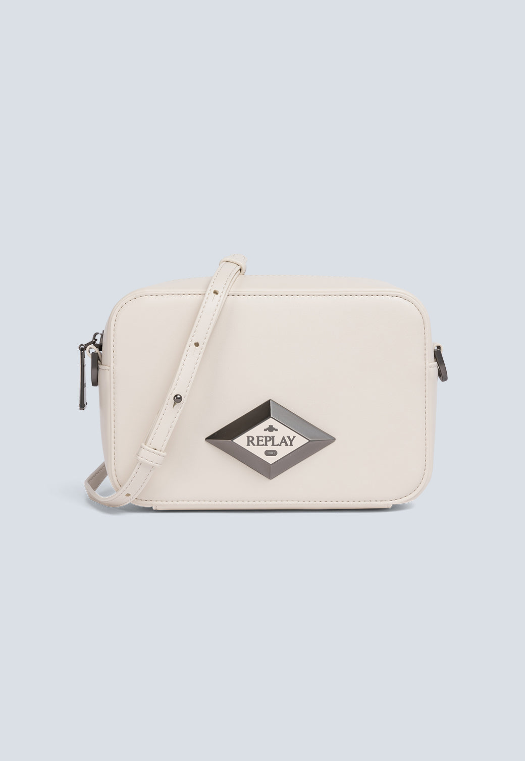 תיק צד לנשים בצבע לבן