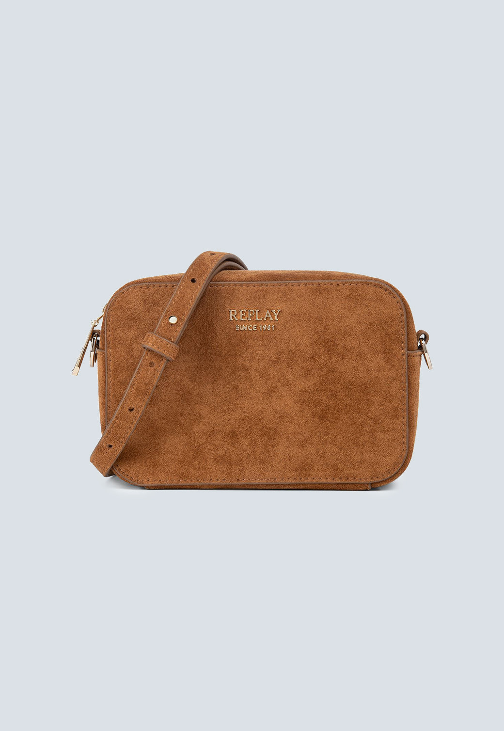 תיק צד לנשים בצבע חום