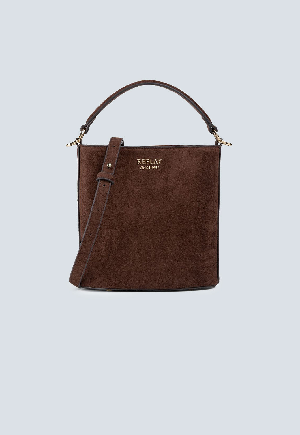 תיק יד לנשים בצבע חום