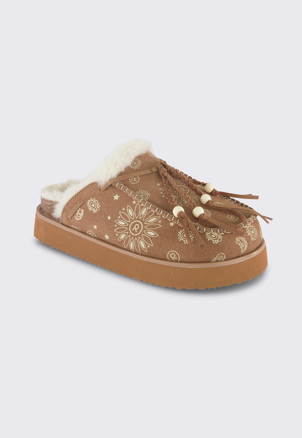 כפכפים סגורים לנשים קאמל עם בטנה רכה