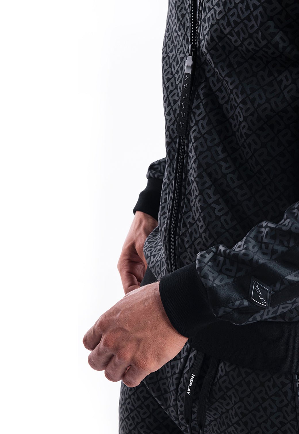 סווטשירט לוגו | גברים BLACK / L