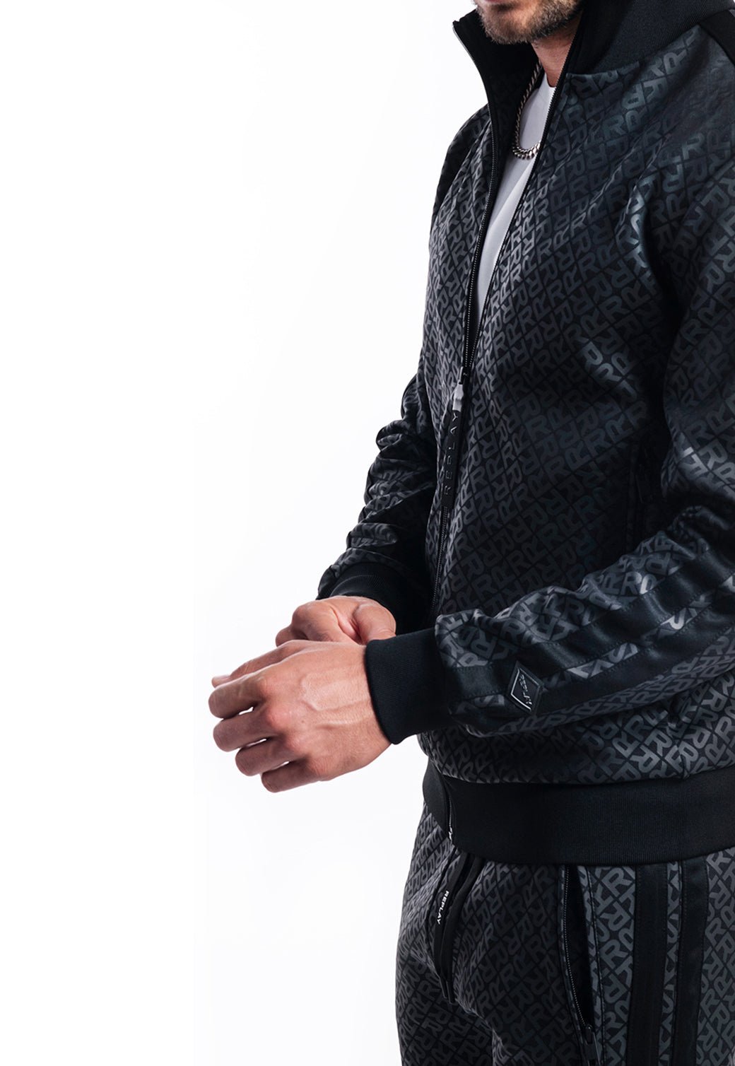 סווטשירט לוגו | גברים BLACK / L