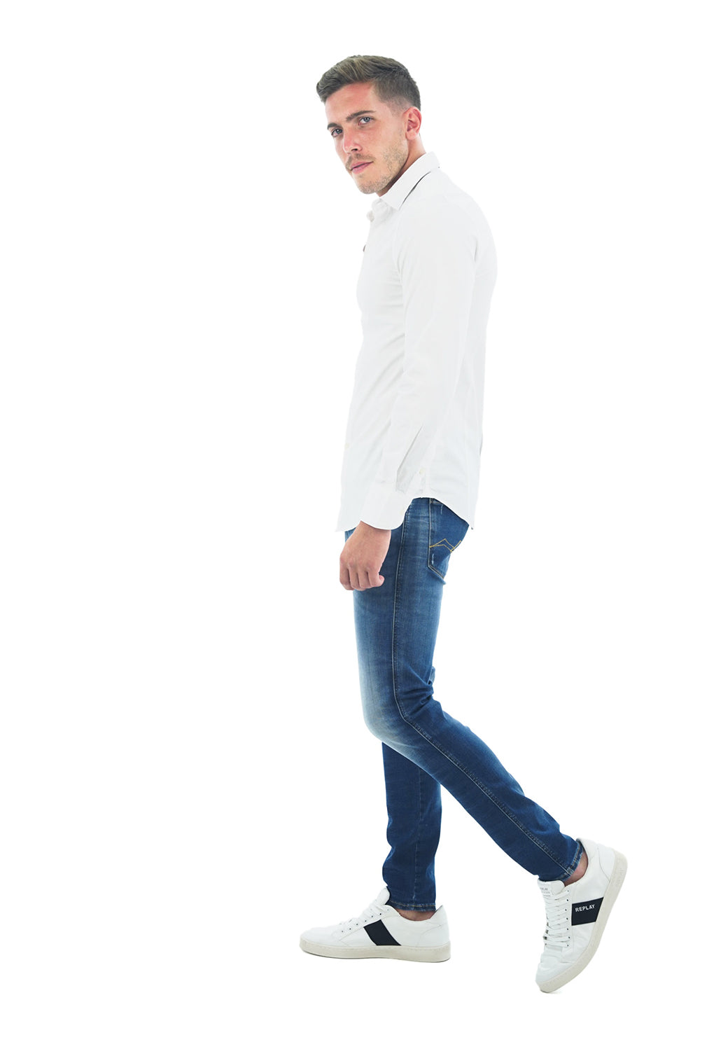 חולצה מכופתרת SLIMFIT גברים