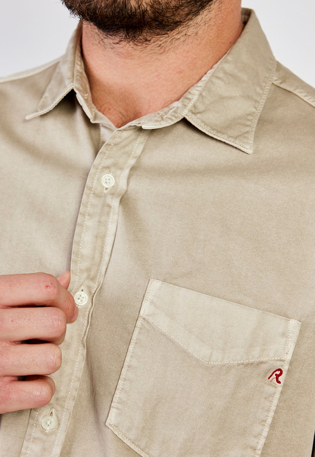 חולצה מכופתרת Pleasure גברים