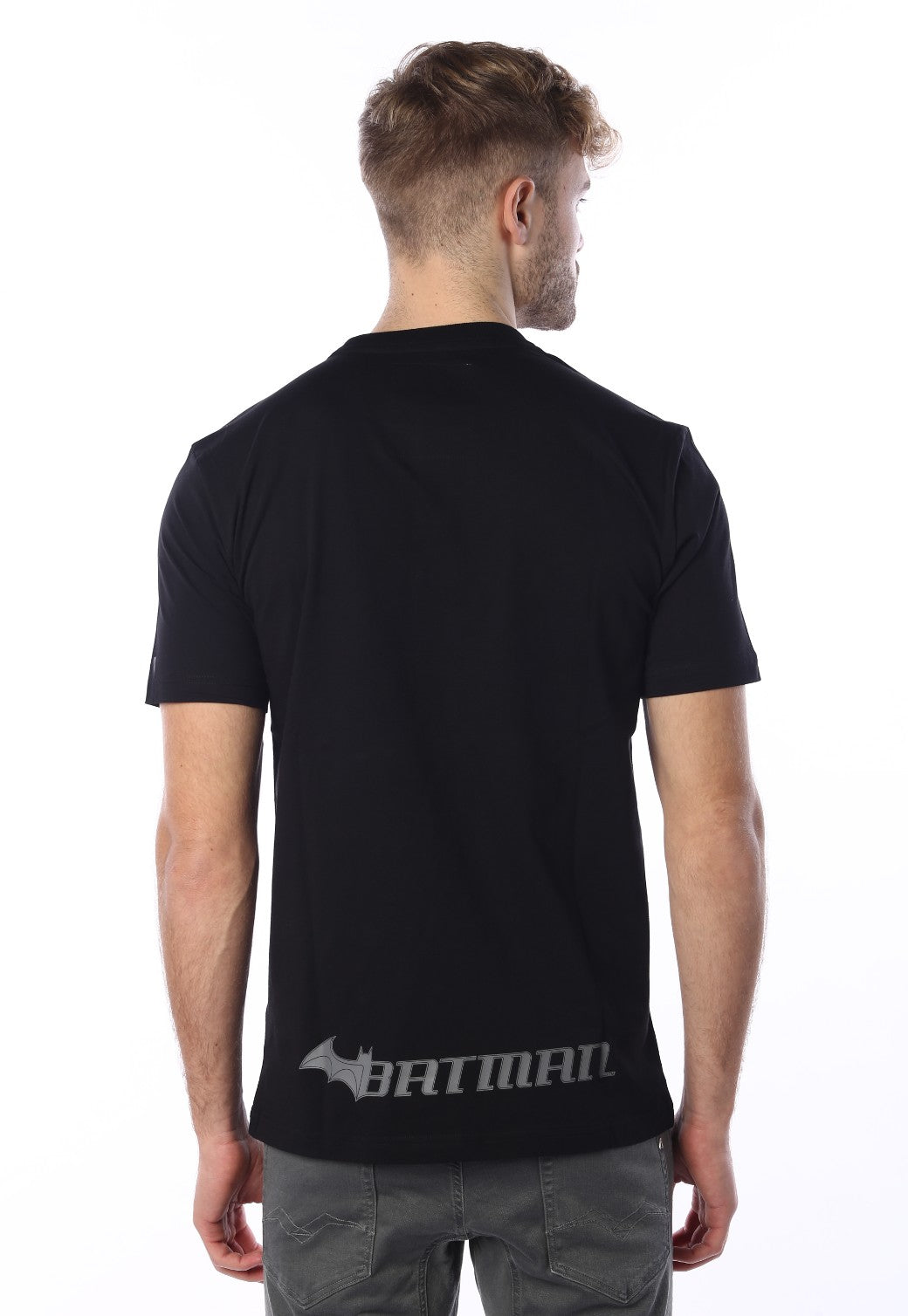 טי שירט קצרה ג'וקר | גברים BLACK / L