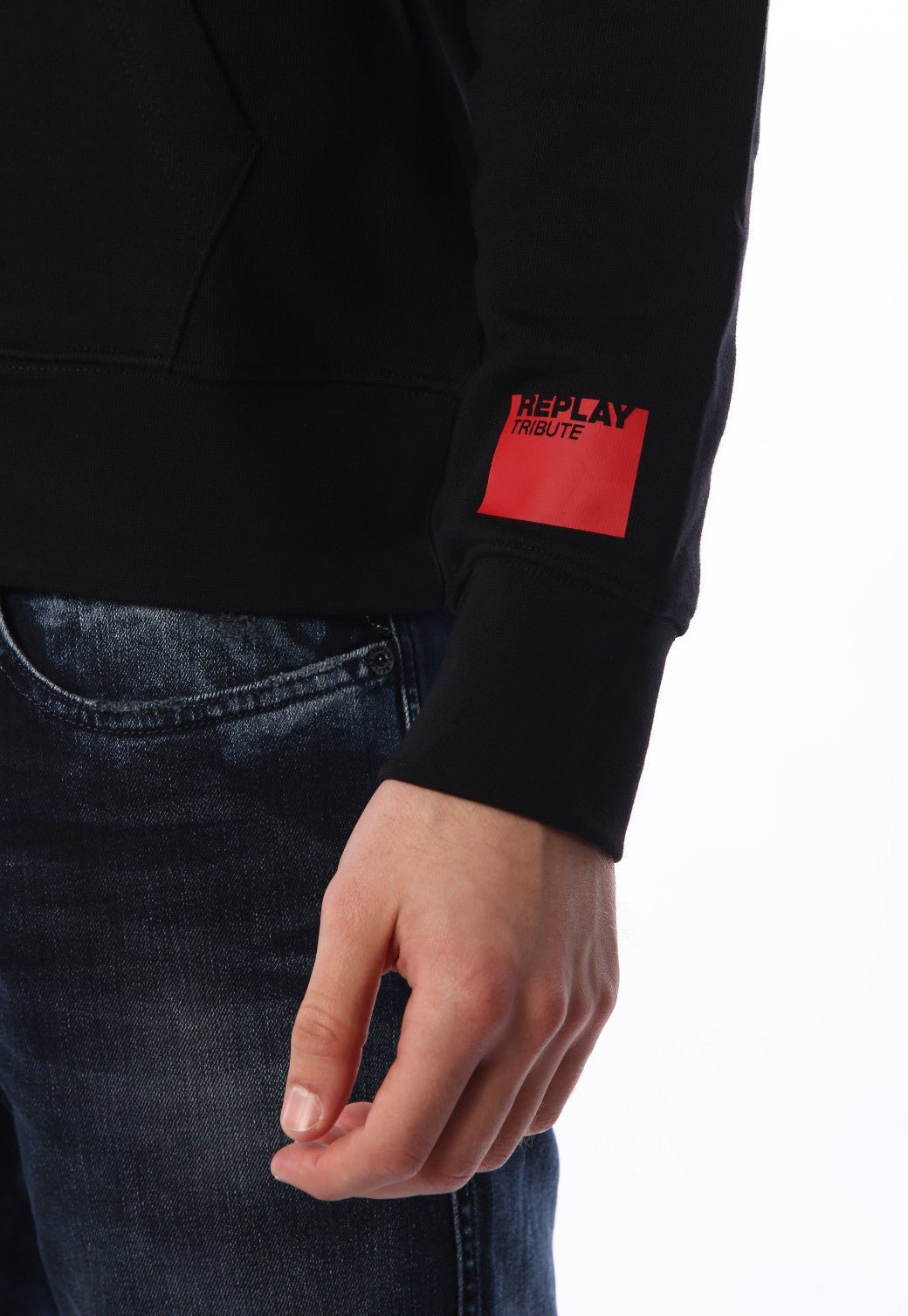 סווטשירט קפוצ'ון באטמן | גברים BLACK / L