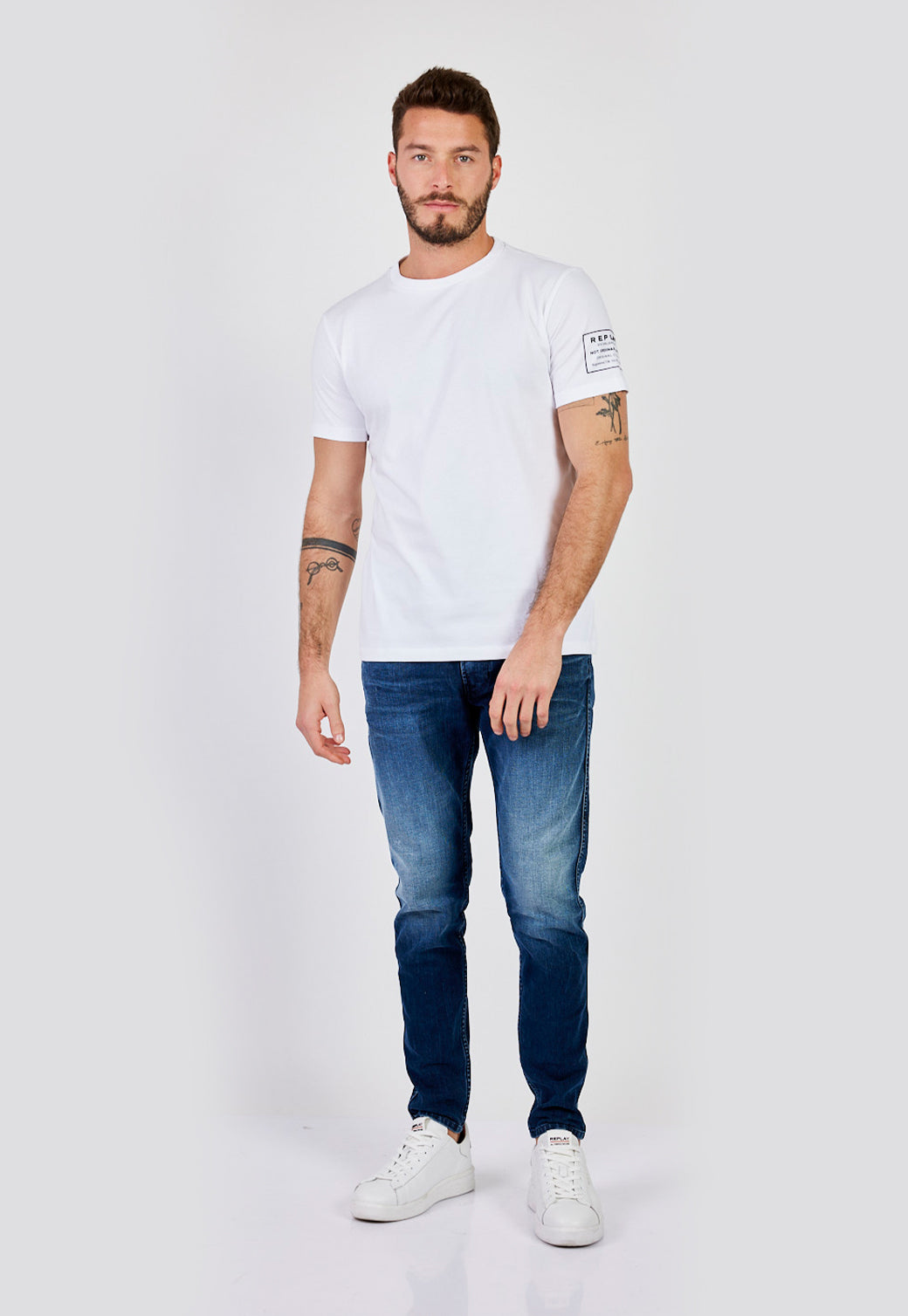 טי שירט קצרה Side Re גברים