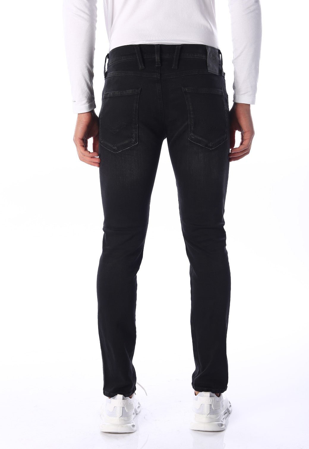 ג'ינס Anbass Slim עם שפשוף | גברים BLACK / 31