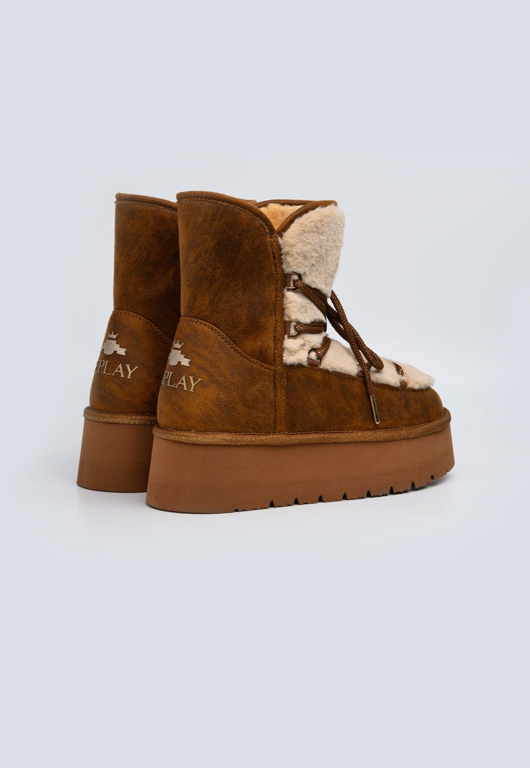 מגפונים לנשים CHIC MOUNT בצבע חום