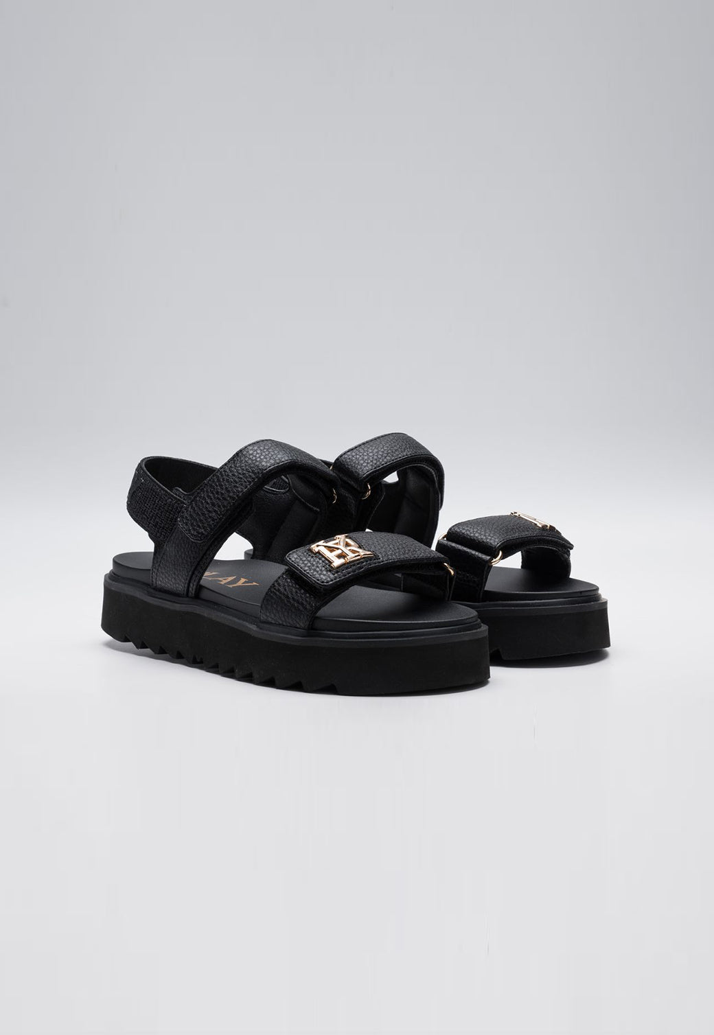 סנדלי פלטפורמה לנשים ALICANTE בצבע שחור
