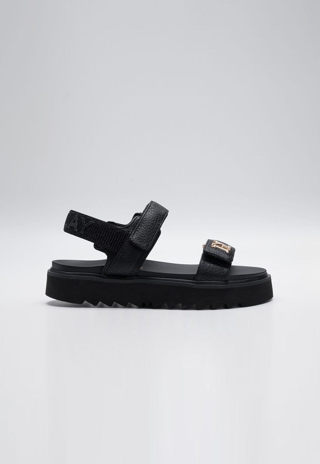 סנדלי פלטפורמה לנשים ALICANTE בצבע שחור