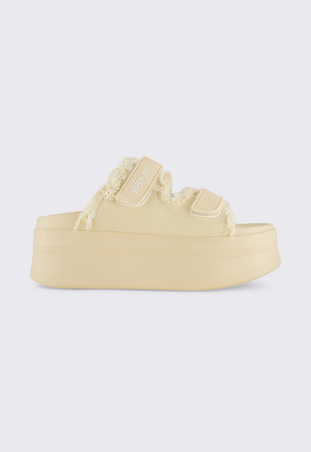 סנדלי פלטפורמה לנשים DEANE ONE בצבע בז׳