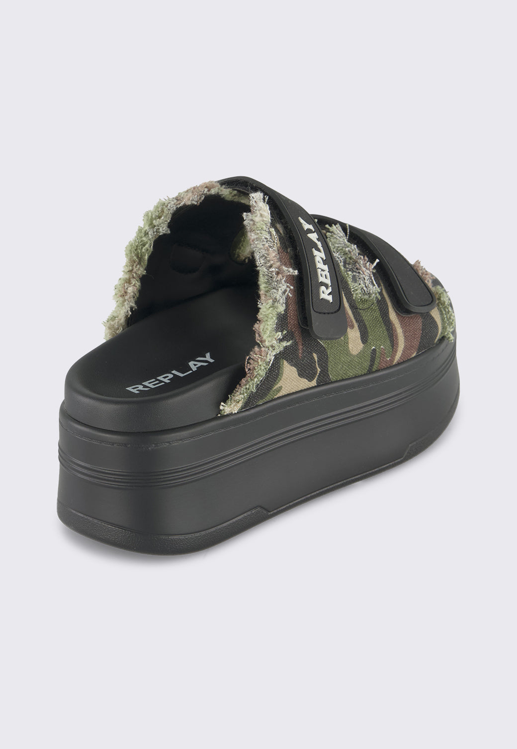 סנדלי פלטפורמה לנשים DEANE בצבע ירוק קמופלאז'