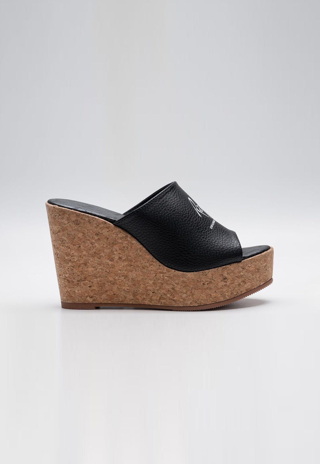 סנדלי פלטפורמה לנשים ASIA בצבע שחור