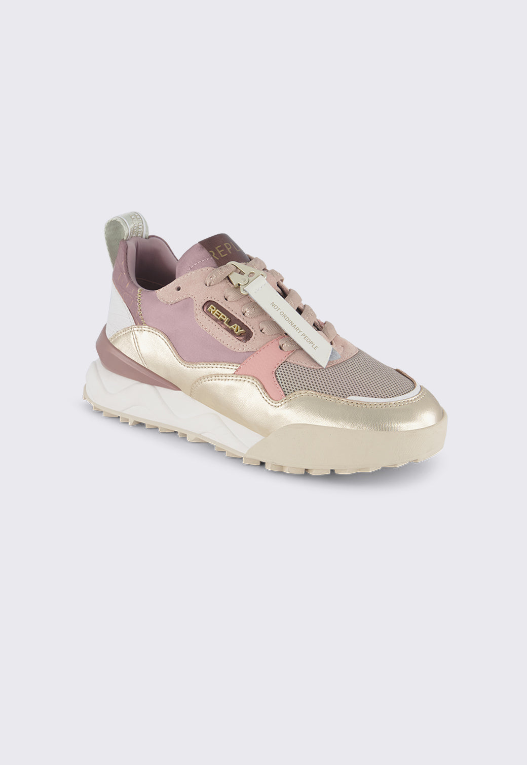 סניקרס נשים CLASSIC בגוון ניוד-פלטינה