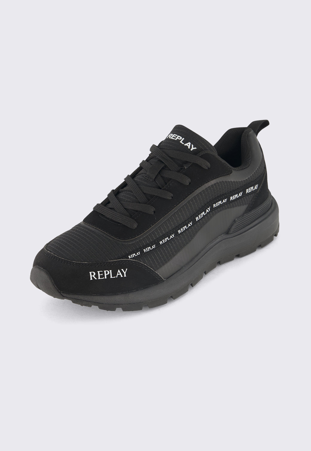 סניקרס לגברים DAVI ONE בצבע שחור-לבן