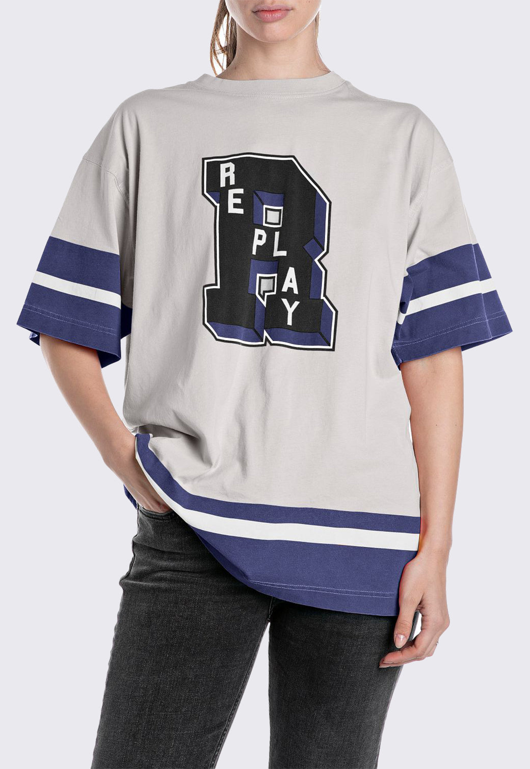 טי-שירט אוברסייז לנשים