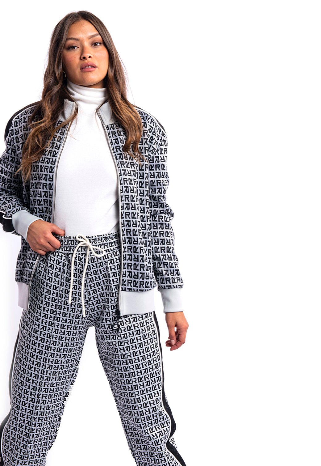 ז׳קט צווארון מרוכסן | נשים BLACK / S