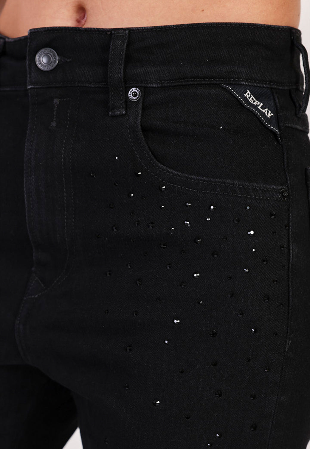 מכנסי ג'ינס SHARLJN Slim Flare נשים