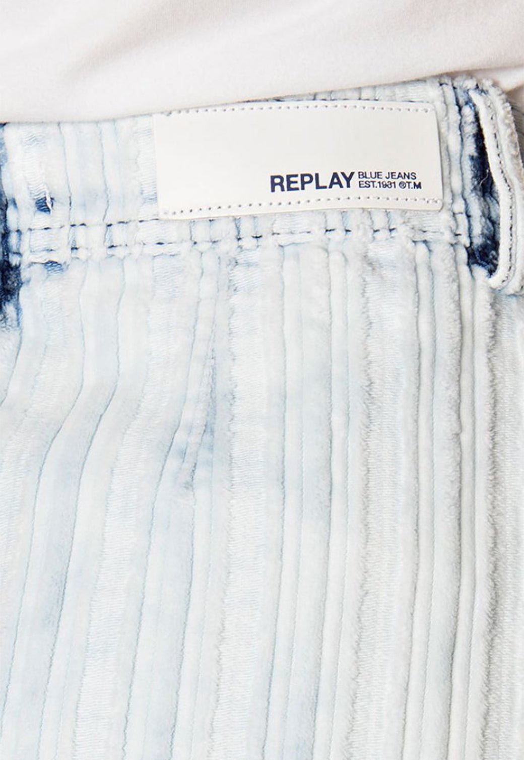 חצאית קורדרוי עם כיסים נשים - Replay