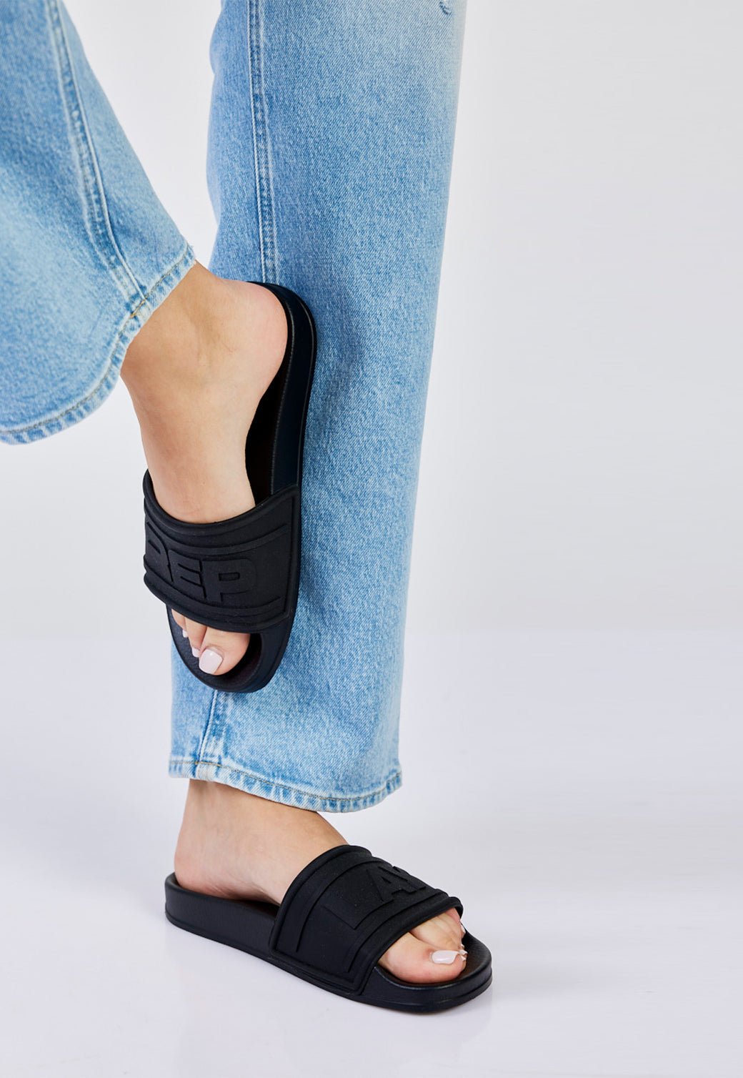 כפכפי סלייד UP W Block נשים - Replay