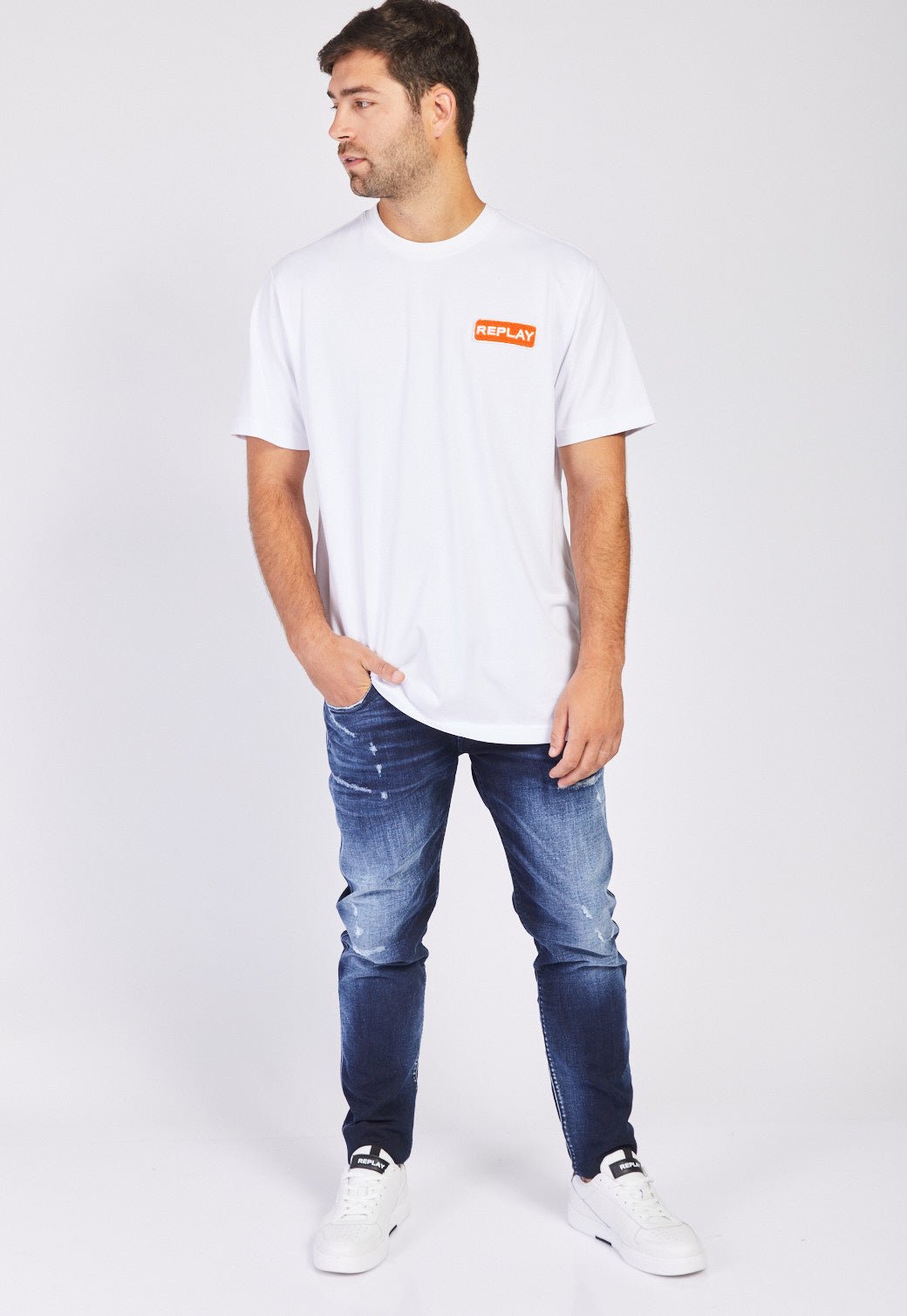 ג'ינס Bronny Super Slim Fit גברים - Replay