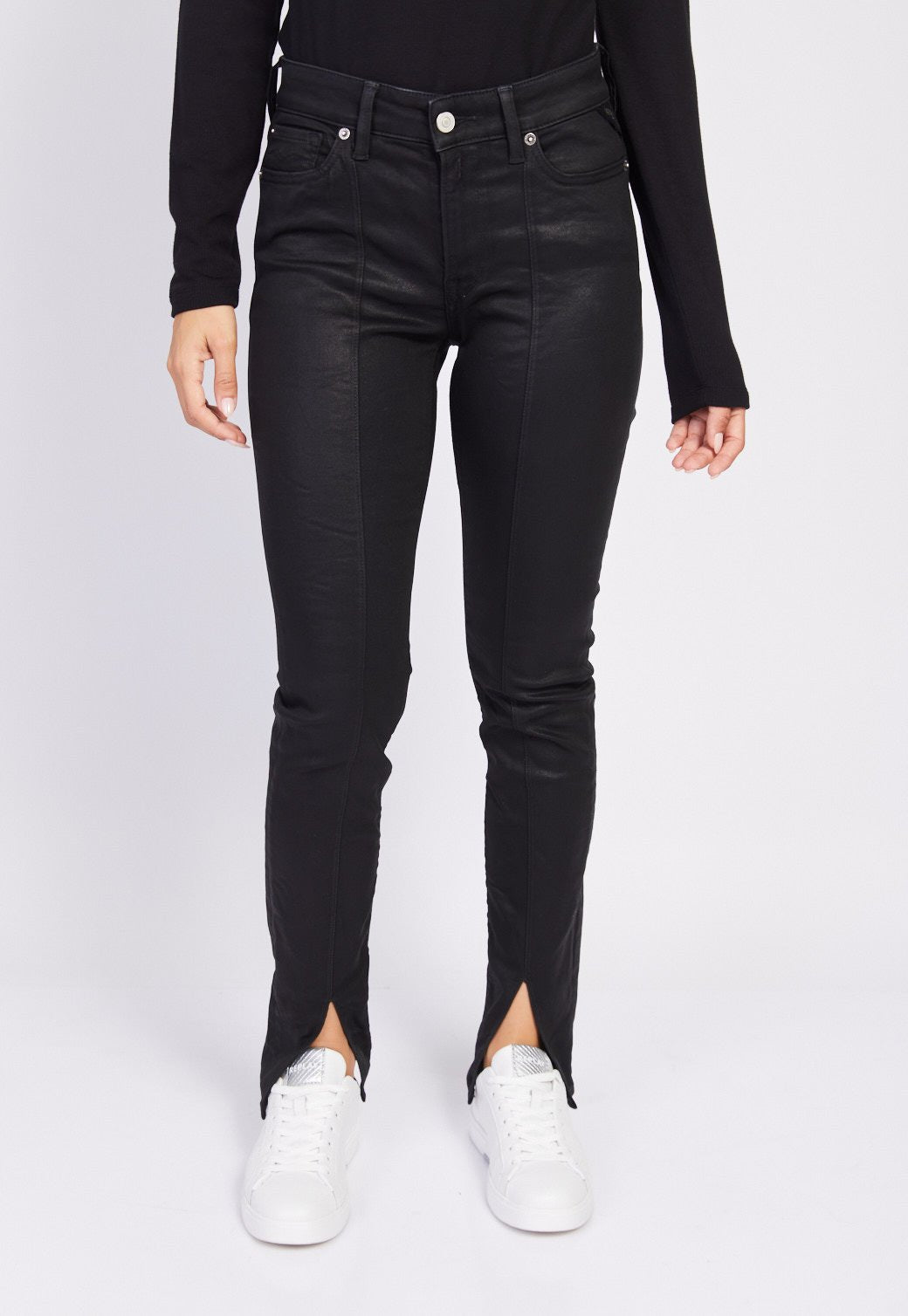 ג'ינס סקיני Luzien עם שסע בחזית נשים - Replay
