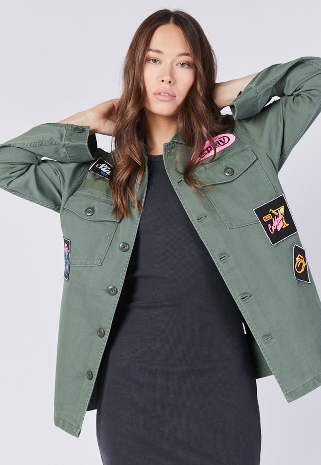 ג'קט ארמי פאצ'ים נשים - Replay