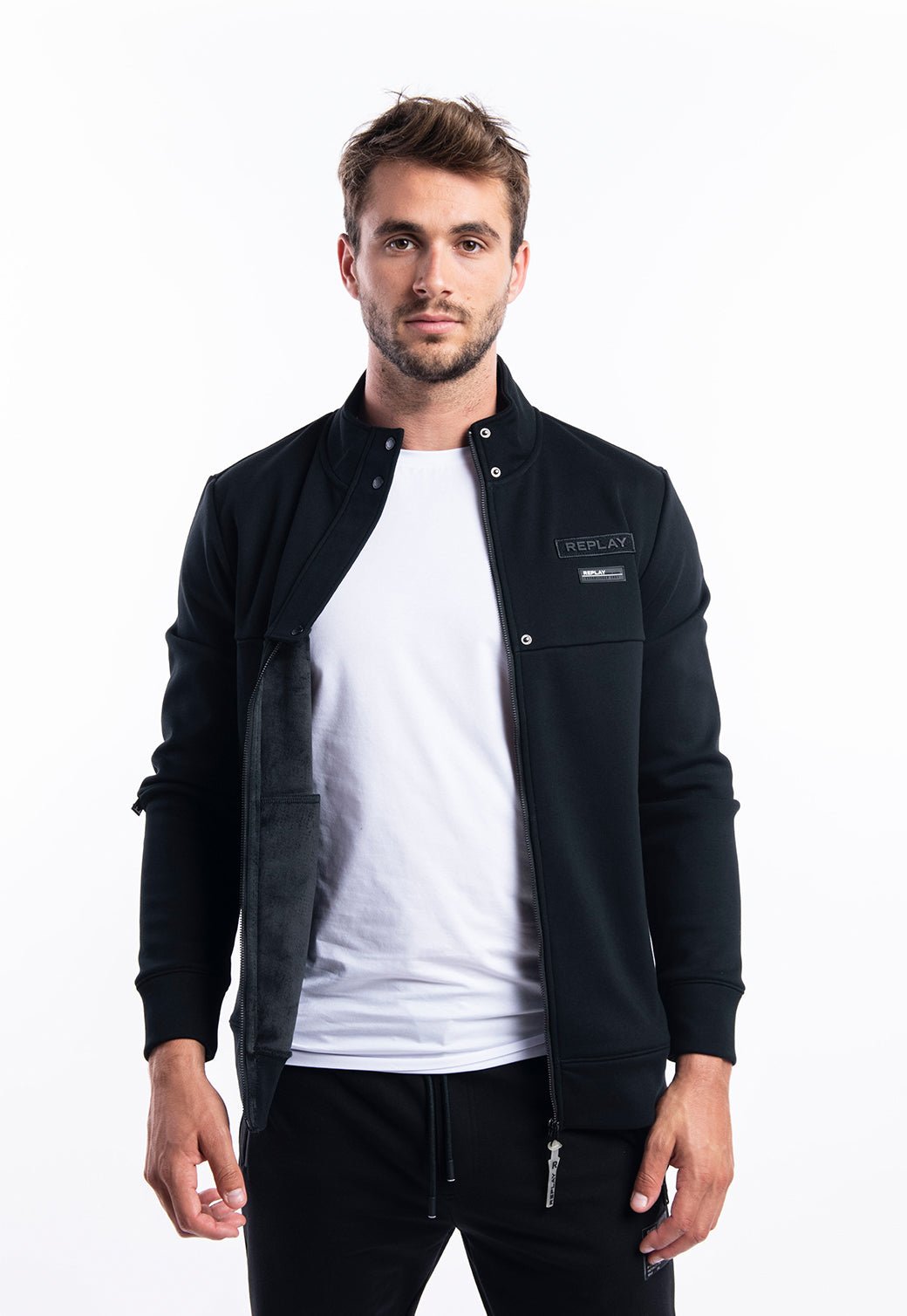 ג'קט מרוכסן בשילוב טיקטקים גברים - Replay