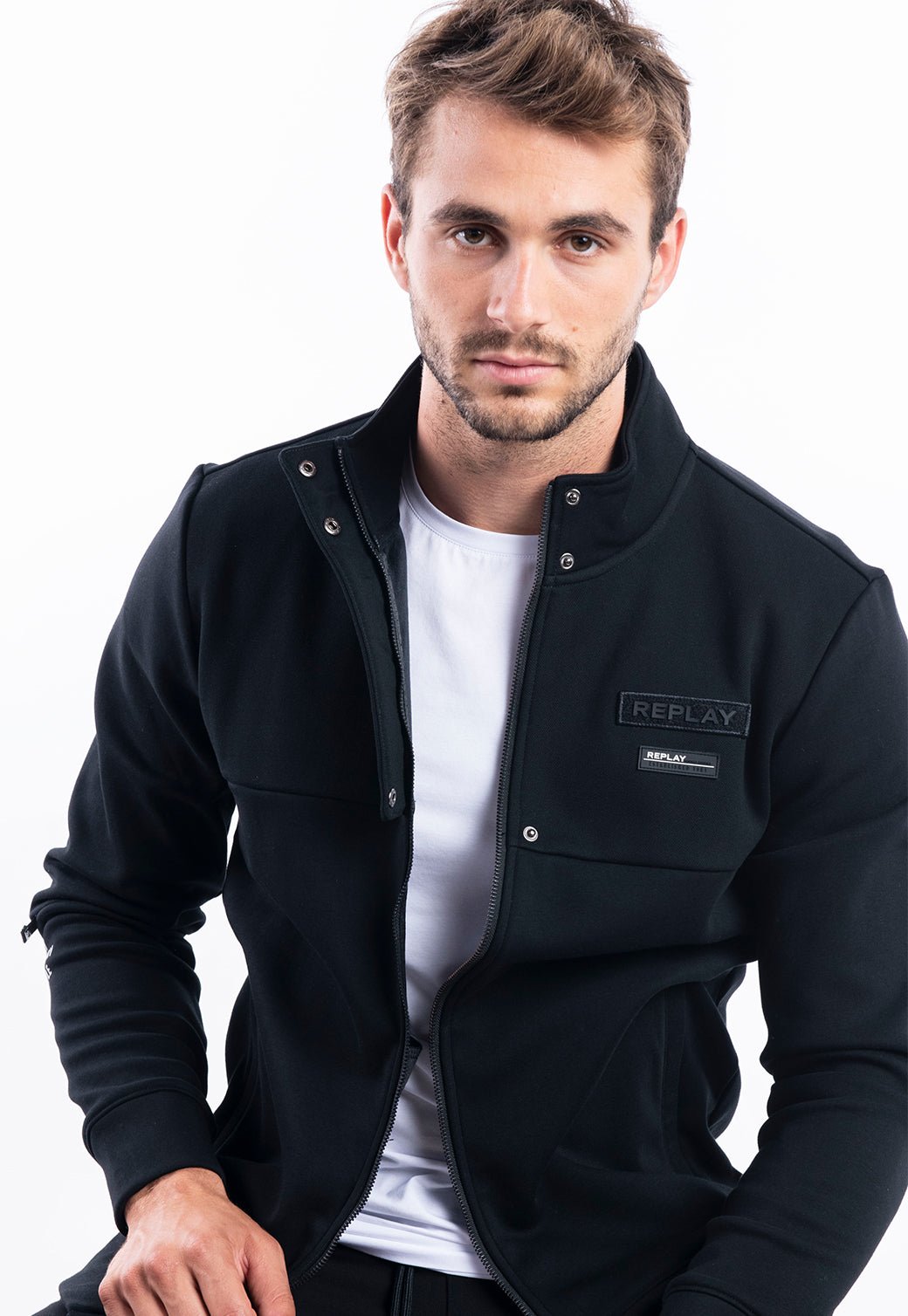 ג'קט מרוכסן בשילוב טיקטקים גברים - Replay