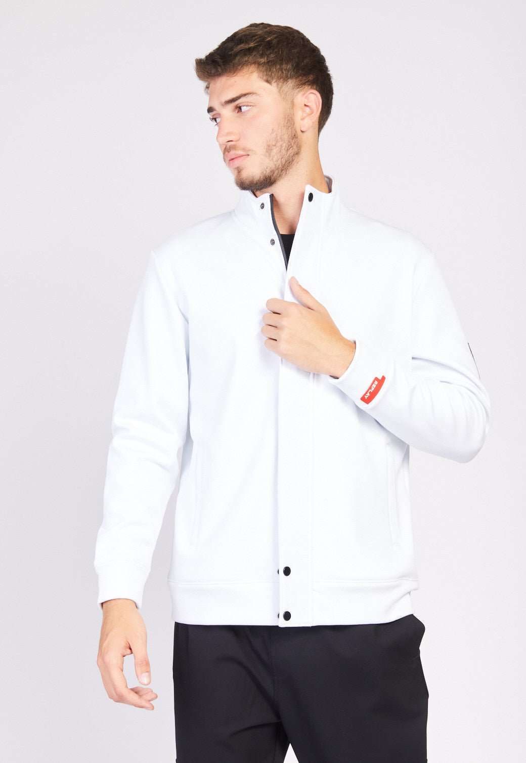 ג'קט מרוכסן עם בטנת קטיפה גברים - Replay