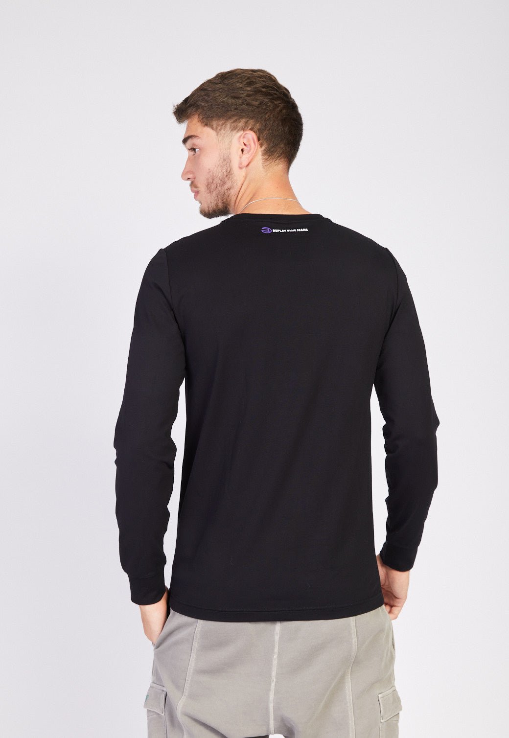 טי שירט ארוכה לייקרה סילי גברים - Replay