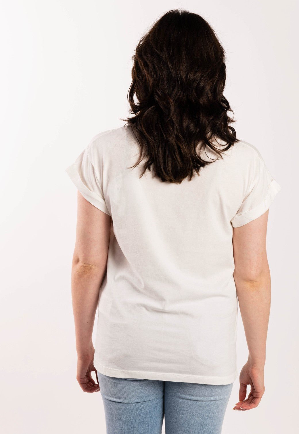 טי שירט קצרה עם לוגו נשים - Replay