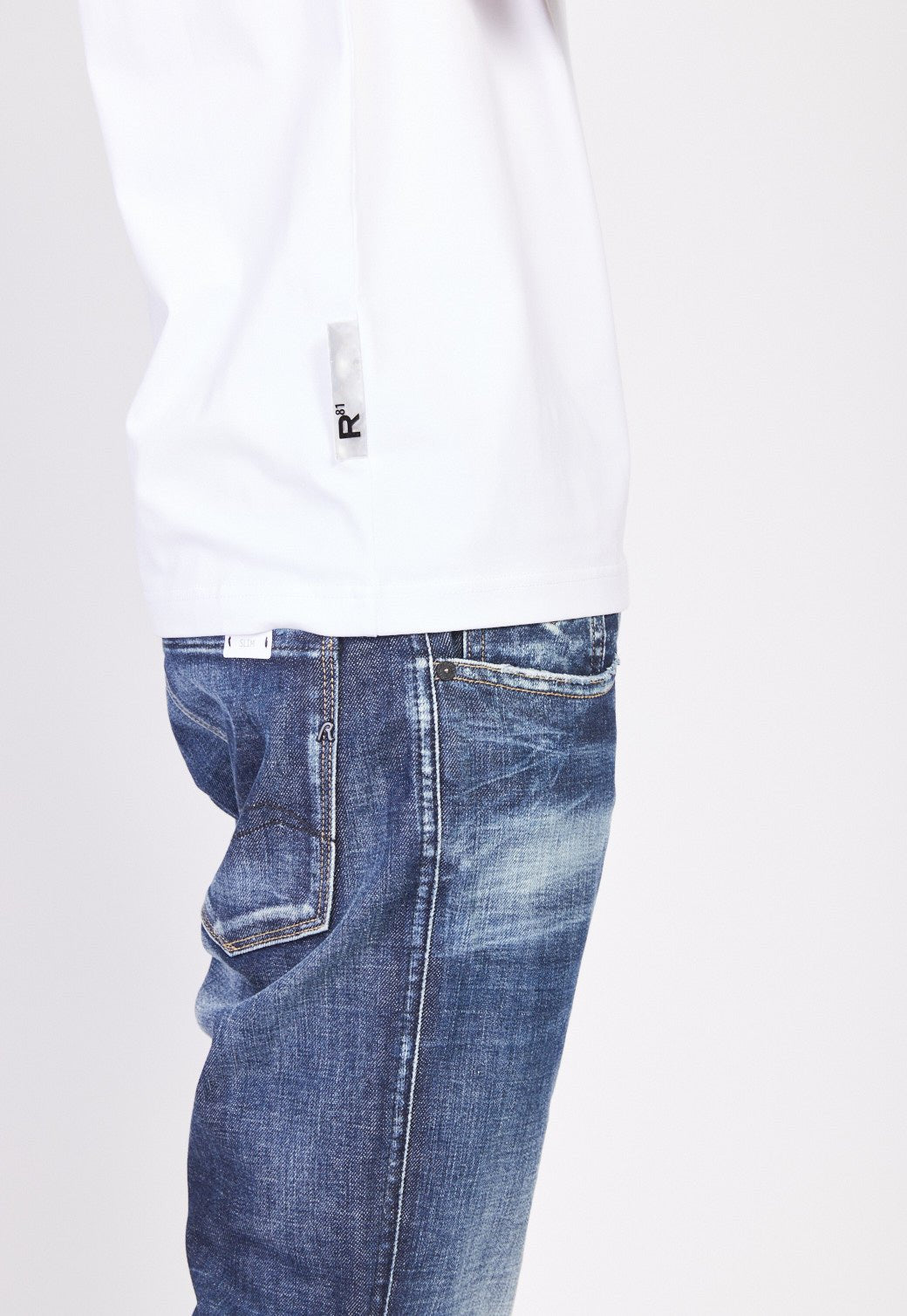 טי שירט לייקרה קצרה גברים - Replay